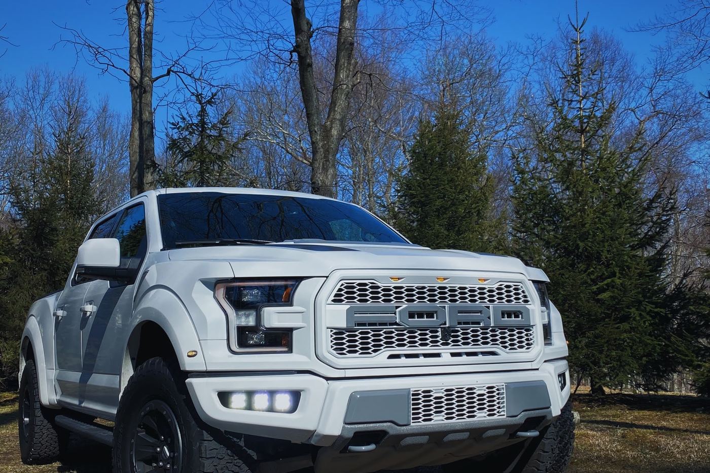A Ford Raptor finished and ready for the customer